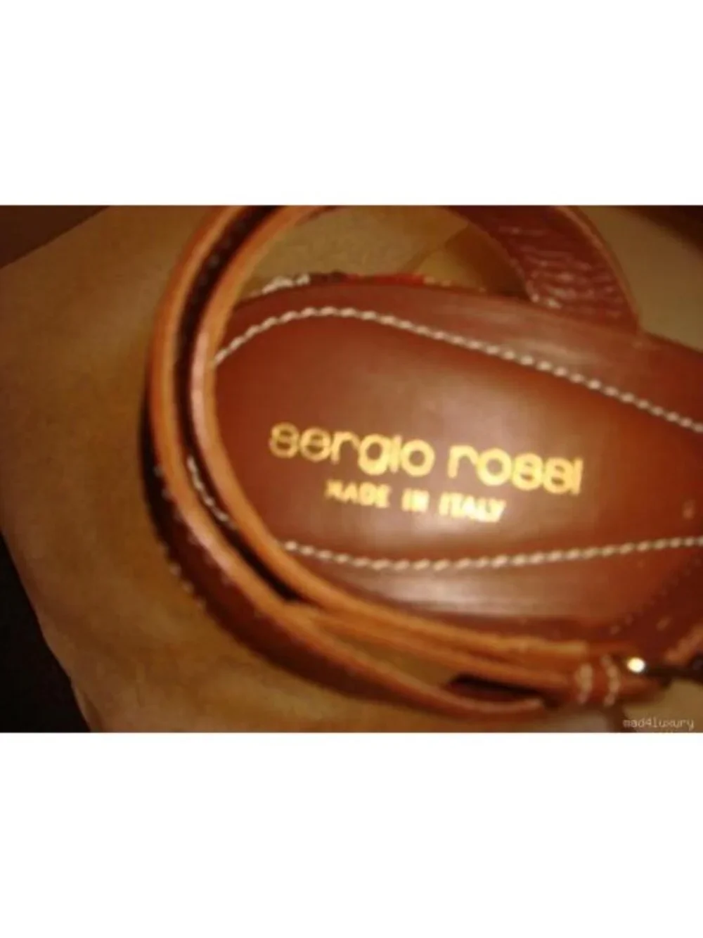 Sergio Rossi Crochet Platform Wedges Heels Shoes 38 EUR 8 US New In Box